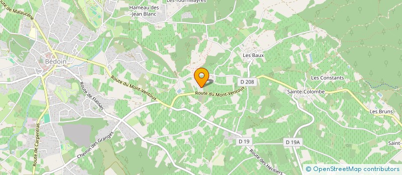 localisation de l'entreprise OKILEBO VENTOUX  BEDOIN