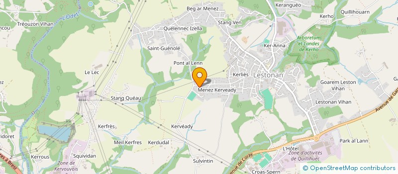 localisation de l'entreprise OKINAME  ERGUE-GABERIC