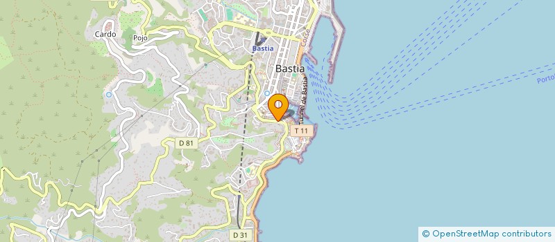 localisation de l'entreprise OKINAWA GOJU RYU KARATE à BASTIA