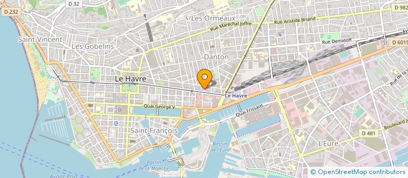 localisation de l'entreprise OKINAWA KARATE CLUB à LE HAVRE