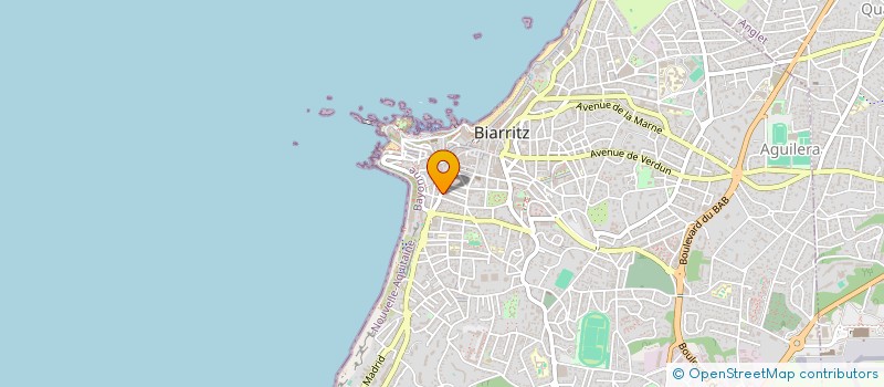 localisation de l'entreprise OKINDEGIA à BIARRITZ