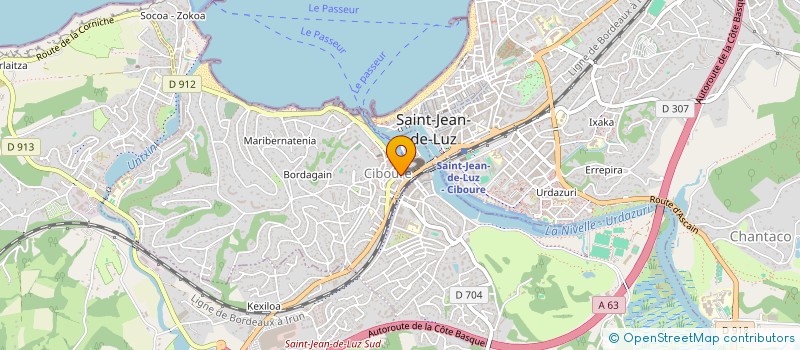 localisation de l'entreprise OKINETA  CIBOURE