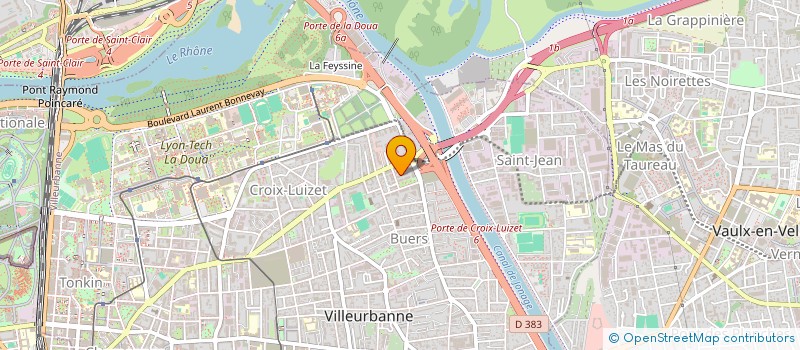 localisation de l'entreprise OKIOS  VILLEURBANNE