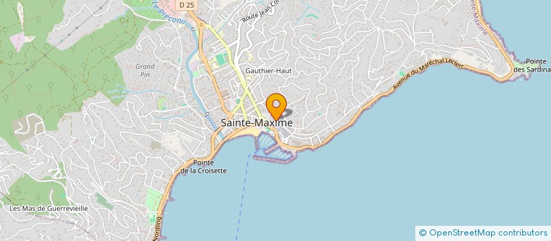 localisation de l'entreprise OKIS à SAINTE-MAXIME