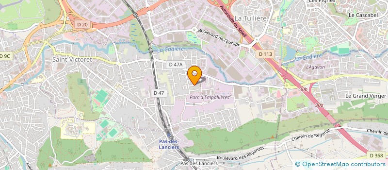 localisation de l'entreprise OKISS 2 à GIGNAC-LA-NERTHE