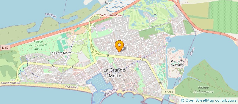 localisation de l'entreprise OKISS HOLDING  LA GRANDE-MOTTE