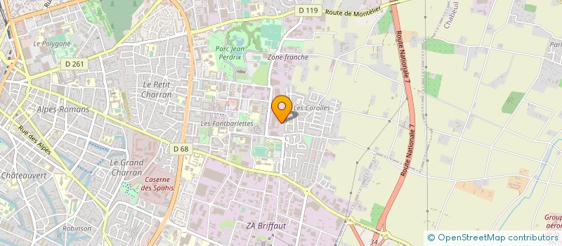 localisation de l'entreprise OKISS MACON  VALENCE