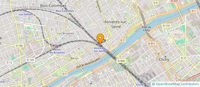 localisation de l'entreprise OKIYO  ASNIERES-SUR-SEINE