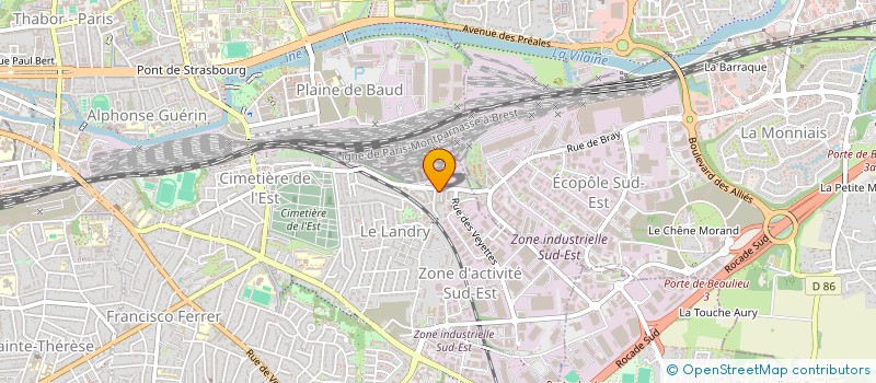localisation de l'entreprise OKJI à RENNES