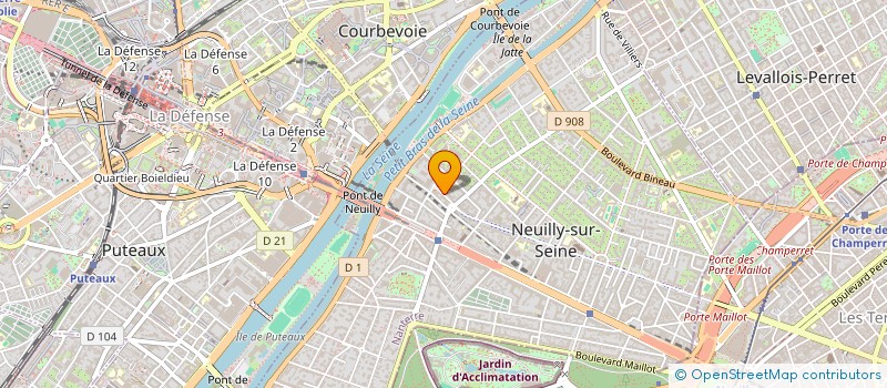 localisation de l'entreprise OKKEDO à NEUILLY-SUR-SEINE