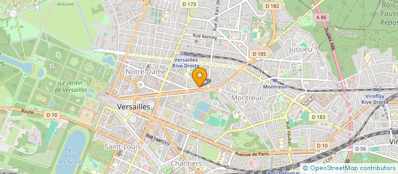 localisation de l'entreprise OKKO à VERSAILLES
