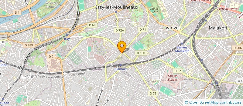 localisation de l'entreprise OKKOTO à ISSY-LES-MOULINEAUX