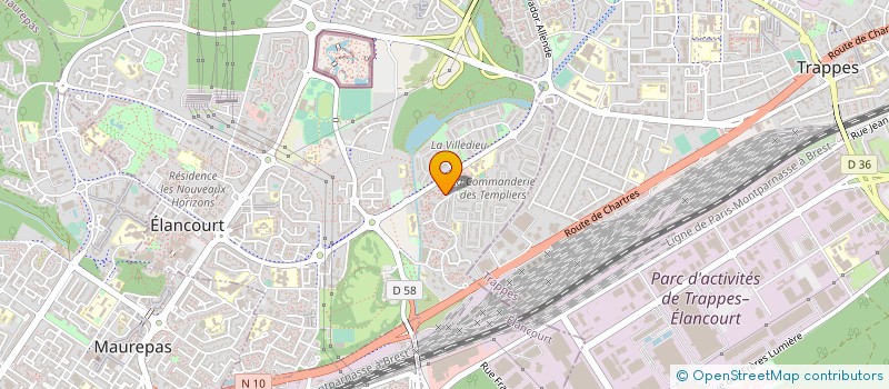 localisation de l'entreprise OKLIN  ELANCOURT