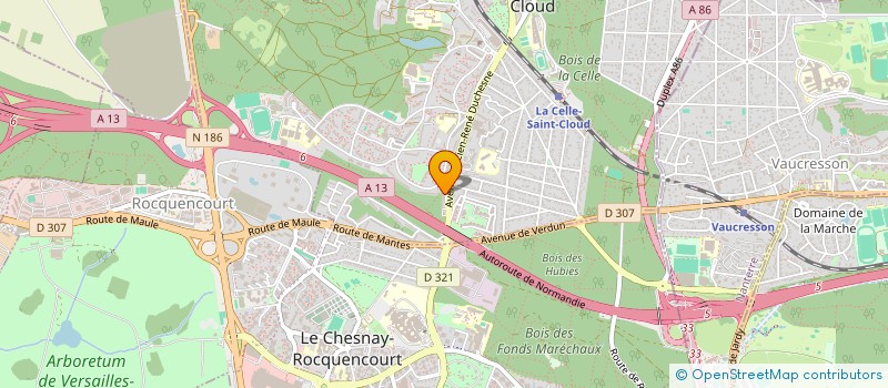 localisation de l'entreprise OKLINE FRANCE  LA CELLE-SAINT-CLOUD