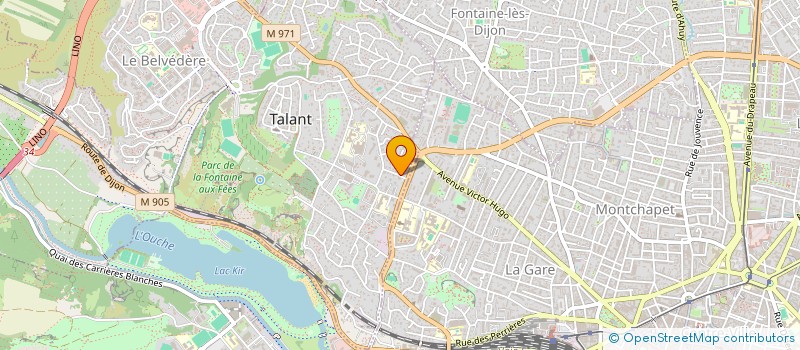 localisation de l'entreprise OKLM  TALANT