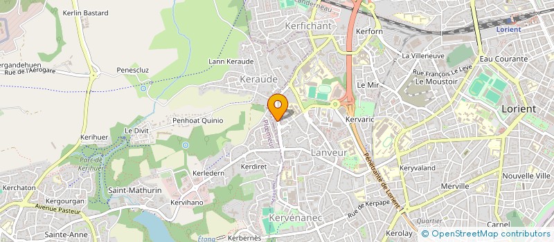 localisation de l'entreprise OKM  LORIENT