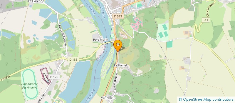 localisation de l'entreprise OKM CONCEPT  LES ANDELYS