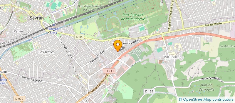 localisation de l'entreprise OKM TRANSPORTS à LIVRY-GARGAN