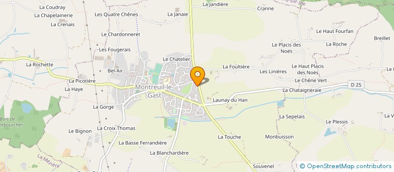 localisation de l'entreprise OKMONT  MELESSE