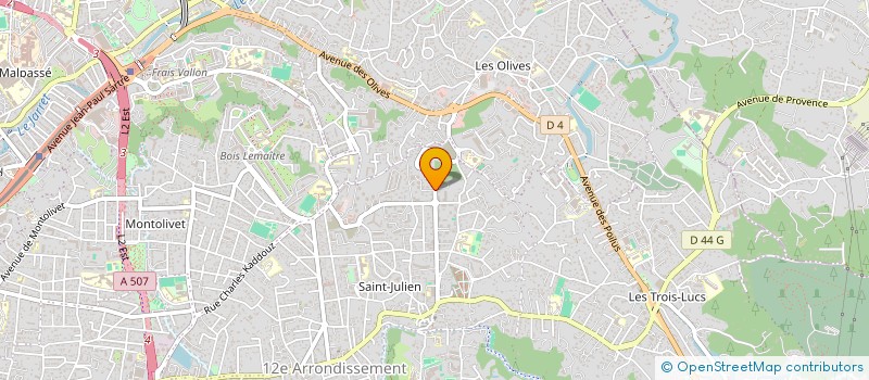 localisation de l'entreprise OKNEL  MARSEILLE
