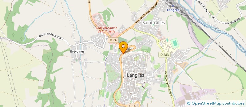 localisation de l'entreprise OKNLOC à LANGRES