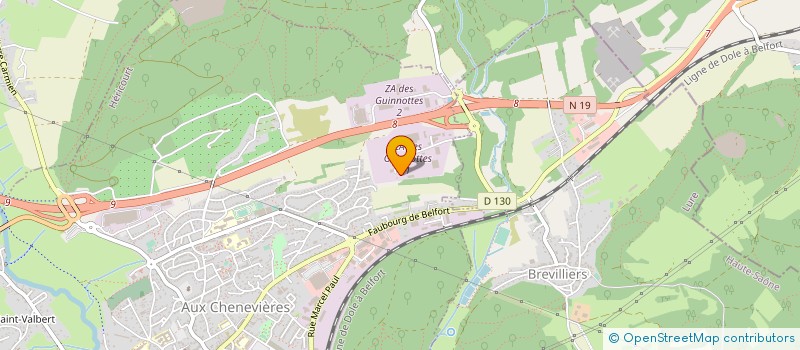 localisation de l'entreprise OKNOGROUP FERMETURES  HERICOURT