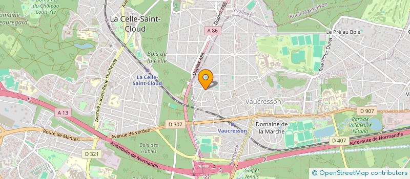 localisation de l'entreprise OKNY  VAUCRESSON