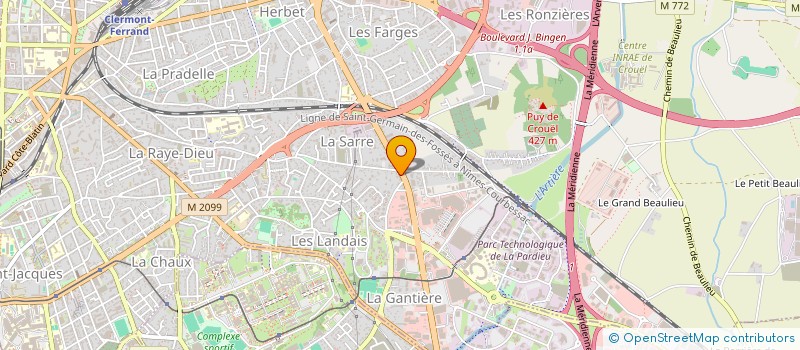 localisation de l'entreprise OKO  CLERMONT-FERRAND