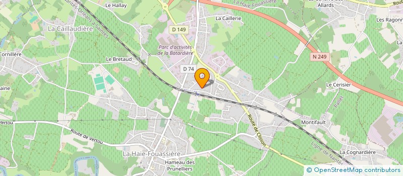 localisation de l'entreprise OKO  LA HAIE-FOUASSIERE