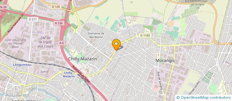 localisation de l'entreprise OKO MULTI SERVICES à CHILLY-MAZARIN