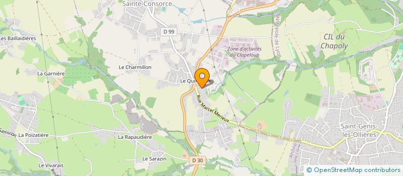 localisation de l'entreprise OKOMPAS  SAINTE-CONSORCE