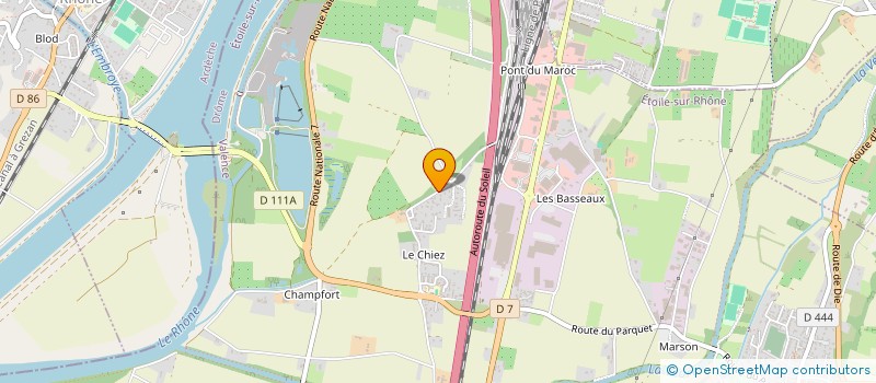 localisation de l'entreprise OKOS  ETOILE-SUR-RHONE