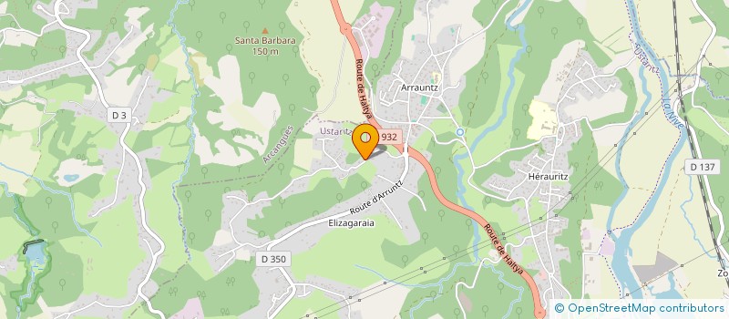 localisation de l'entreprise OKOTODANSE à USTARITZ