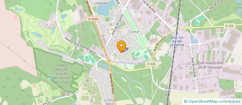 localisation de l'entreprise OKOU à ORLEANS
