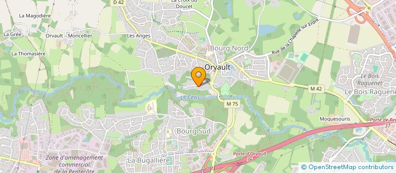 localisation de l'entreprise OKRENAUDIN à ORVAULT