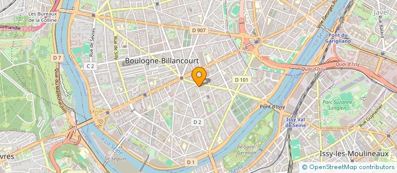 localisation de l'entreprise OKS AND BERG MANAGEMENT  BOULOGNE-BILLANCOURT