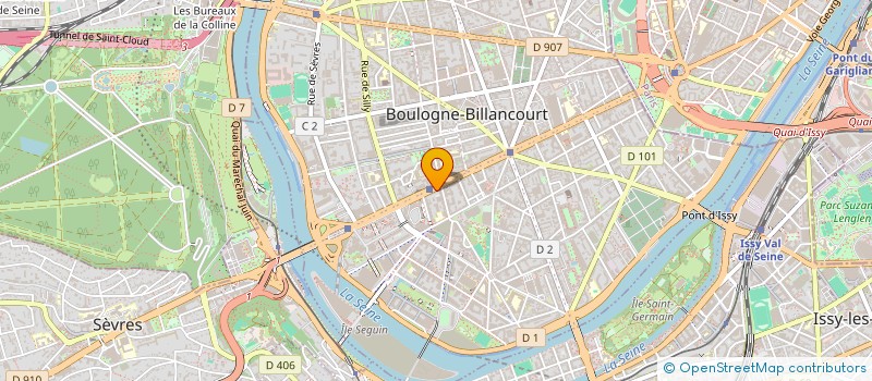 localisation de l'entreprise OKS CONSEIL  BOULOGNE-BILLANCOURT