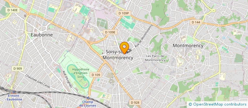 localisation de l'entreprise OKS ENERGY à SOISY-SOUS-MONTMORENCY