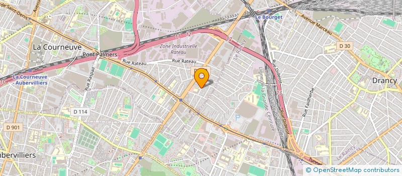 localisation de l'entreprise OKSTELL  LA COURNEUVE