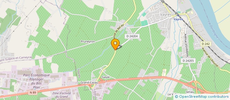 localisation de l'entreprise OKTO TRANSPORTS à VAYRES
