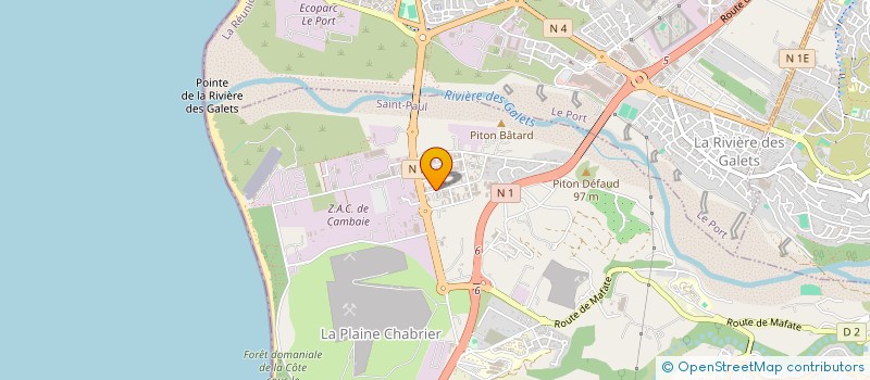localisation de l'entreprise OKTOGO à SAINT-PAUL