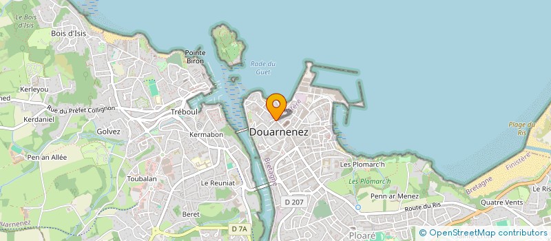 localisation de l'entreprise OKTOLAB  DOUARNENEZ