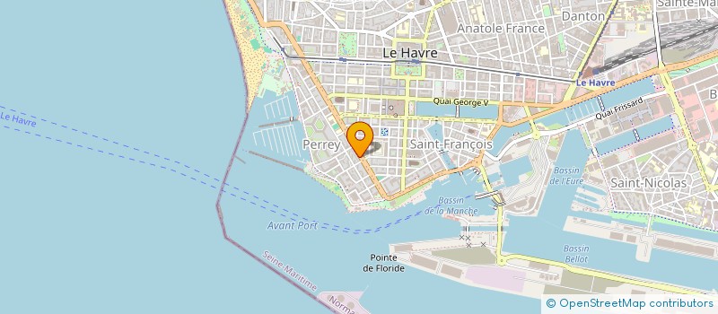 localisation de l'entreprise OKV CONSEIL à LE HAVRE