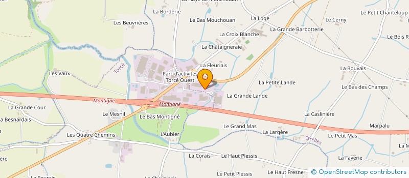 localisation de l'entreprise OKWIND à TORCE