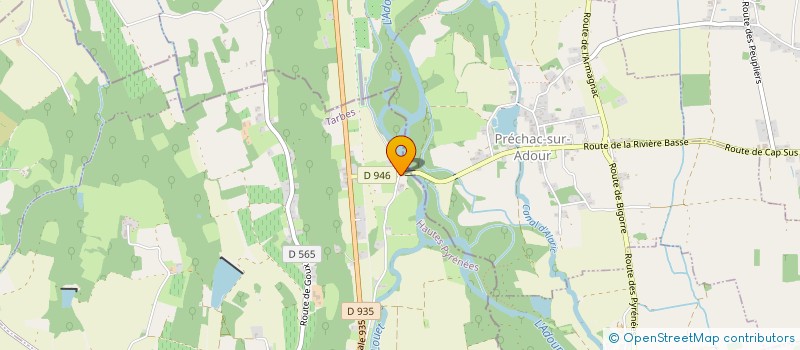 localisation de l'entreprise OKYO  CASTELNAU-RIVIERE-BASSE