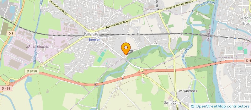 localisation de l'entreprise OKZ IMMO  BONSON