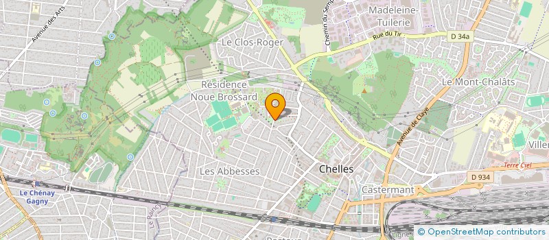 localisation de l'entreprise OKZ TRANSPORT  CHELLES