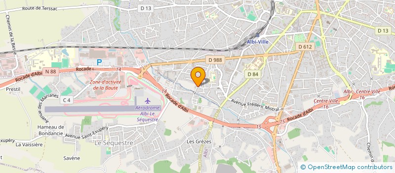 localisation de l'entreprise OKZELECTRO  ALBI