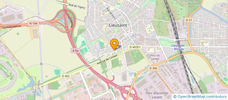 localisation de l'entreprise OL AND JAC  LIEUSAINT