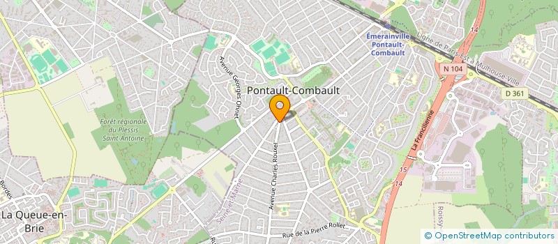 localisation de l'entreprise OL AUTOSERVICES à PONTAULT-COMBAULT